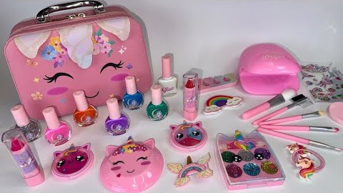 Satisfying With Unboxing Fancy Girls Makeup Kit With Full Of Makeup Items (ASMR)