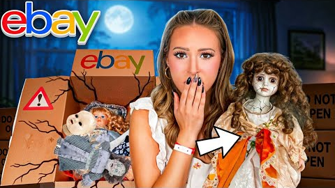 I ORDERED A HAUNTED MYSTERY BOX OFF OF EBAY?! 📦🫣 *BAD IDEA* #unboxing #haunted #scary #doll #trend