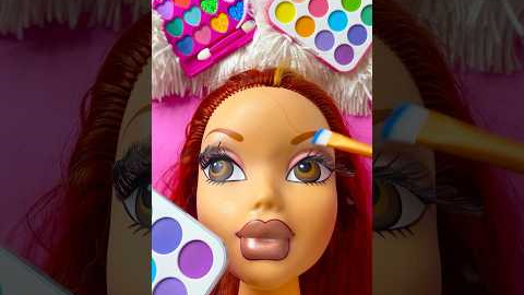 ASMR Satisfying with Unboxing & Review Mannequin Makeup Skincare Sounds Video Fast Red Hair Style