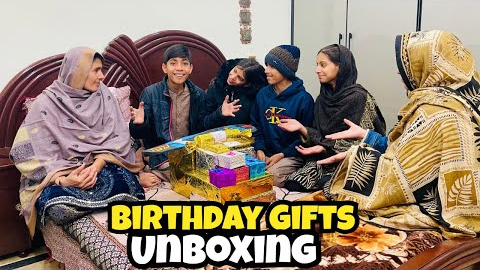 Zain’s Birthday Gifts Unboxing 🥰 Happy Punjabi Family 