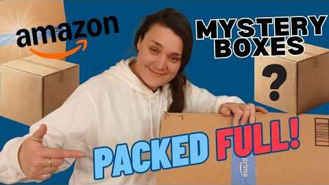 I Bought Two Very Heavy Amazon MYSTERY BOXES for $100