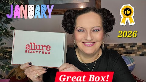 ALLURE BEAUTY BOX | JANUARY 2026 | 4 FULL SIZE ITEMS, PLUS, A BLAKE (LIVELY) BROWN BRAND! 🎉