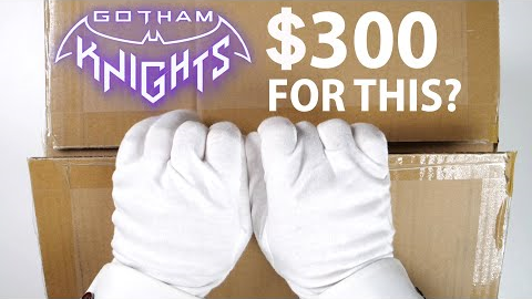 $300 Gotham Knights Collector's Edition Unboxing + Press kit (RTX 4090 / PS5 Gameplay)