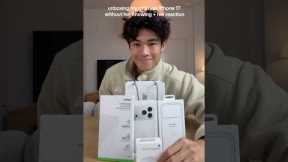 Unboxing my gf’s new iPhone 17 without her knowing and her Reaction
