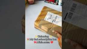 😍Unboxing Aliciasouza 2nd subscription box - Exclusive launch🎁 #stationery#shorts#aesthetic#art#fypシ