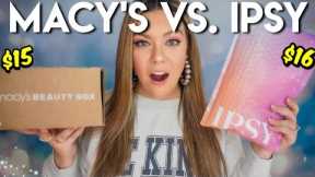 Ipsy Glam Bag Vs. Macy's Beauty Box December 2025 | SUBSCRIPTION BOX UNBOXINGS