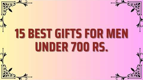 15 Best Gifts For Men Under 700 | Gifts For Him 2026 @RealGiftsHub