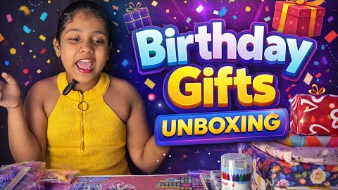 🎉 Birthday Gifts Unboxing | So Many Surprises! 🎁✨