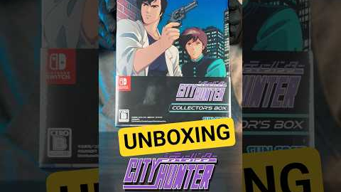 Nintendo Switch Game City Hunter Collector's Edition UNBOXING