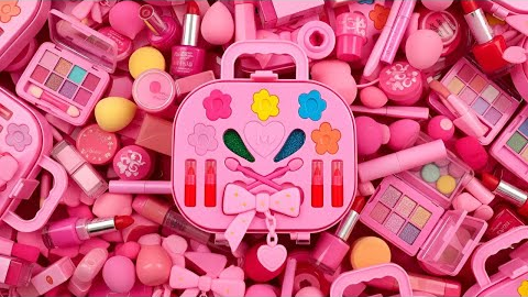 💖ASMR Unboxing My Dream Pink Makeup & Purse Haul ✨(Satisfying Taps + Whispers!)