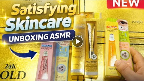 Satisfying Skincare ASMR | Peptathenol Toner, Serum & Cream Unboxing 