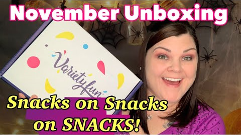 Variety Fun // November Unboxing// Amazing Snack Box +Coupon Code