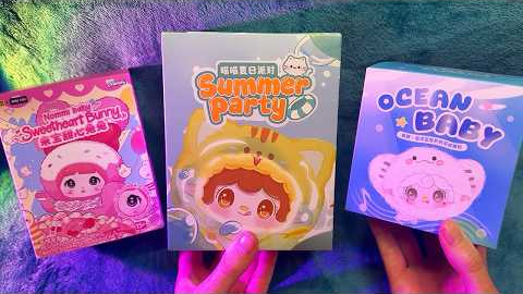 ASMR Opening Mystery Blind Boxes (Whispered)