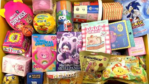 An hour of mystery bags ASMR NO TALKING Relaxing Unboxing Sounds