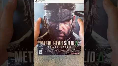 MGS Delta Snake Eater GS Collectors Edition! #metalgearsolid #konami #unboxing #collection #gaming