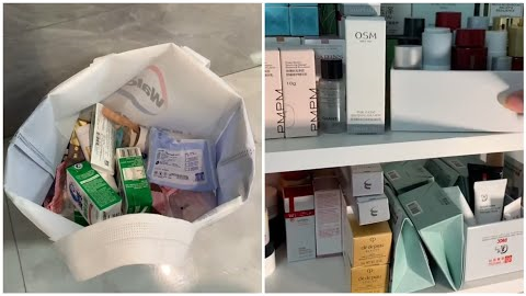 Asmr Unboxing Sound! Aahan Asmr #asmrsounds #unpacking #cosmetics #unboxing #skincare episode 321