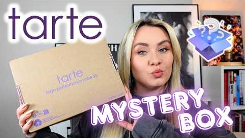 TARTE MYSTERY BOX 📦 9 FULL SIZE PRODUCTS FOR £42! UNBOXING & REVIEW 💜 | MISS BOUX