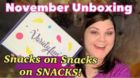 Variety Fun // November Unboxing// Amazing Snack Box +Coupon Code