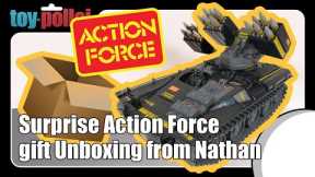 Surprise gift unboxing from Nathan - Action Force SAS Wolverine and more - Toy Polloi