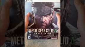 MGS Delta Snake Eater GS Collectors Edition! #metalgearsolid #konami #unboxing #collection #gaming