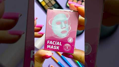 ASMR Makeup Set Satisfying with Unboxing & Review Pink Sounds Video Facial Mask