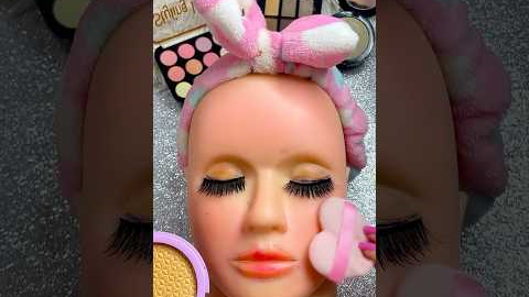 ASMR Makeup Planet Mannequin Skincare Sounds Video No talking Foundation