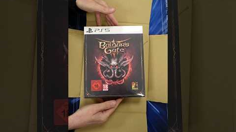 Baldur's Gate III Physical PS5 Edition Unboxing #baldursgate3
