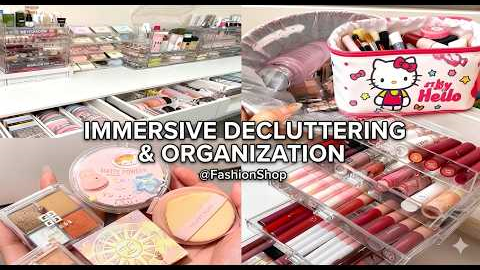 From Empty Shelves to Fully Stocked | Cosmetic Restock, New Beauty Unboxing and Clean ASMR Setup