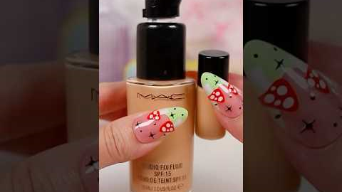 ASMR DIY Mini Makeup Products 🌸💕 #minimakeup #minibag #asmrmakeup #asmrsounds #travelessentials