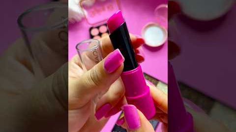 ASMR Makeup Set Satisfying with Unboxing & Review Pink Sounds Video pink Lipstick