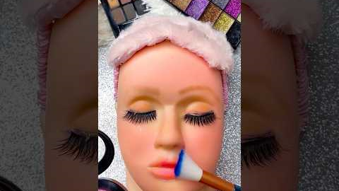 ASMR Makeup Mannequin Planet Skincare Satisfying Unboxing Review Sounds Video Fast No talking blush