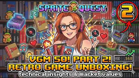 Massive 50 Game Haul! Sprite Quest Retro Unboxing Finale