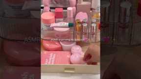 ASMR aesthetic skincare organizing 🩷✨ #aesthetic #skincare #asmr #asmrsounds #organization