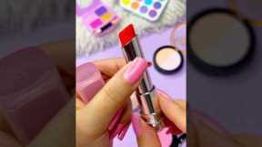 ASMR Makeup Set Satisfying with Unboxing & Review Pink Sounds Video Lipstick