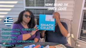 SNACK CRATE UNBOXING and TASTING featuring GREECE #seasonedbeautiesunbox #greekfoods