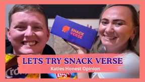 TRYING SNACK VERSE SUBSCRIPTION BOX - what country did we get 