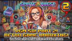 Massive 50 Game Haul! Sprite Quest Retro Unboxing Finale