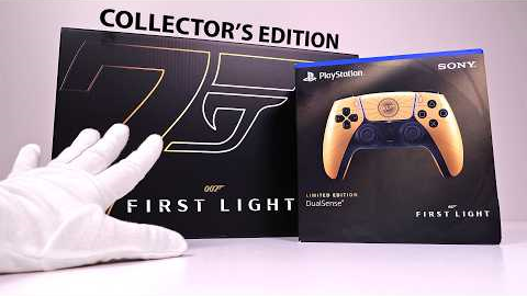 Unboxing 007 FIRST LIGHT DualSense + Collector's Edition (PS5 Pro Gameplay)