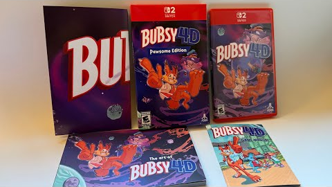 Bubsy 4D Collectors “Pawsome Edition” Switch 2 Unboxing