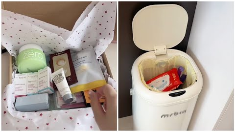 Asmr Unboxing Sound! Aahan Asmr #asmrsounds #unpacking #cosmetics #skincare #home #asmr episode 379