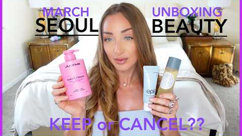 March Seoul Beauty Box Reveal 💜🌸 Viral Korean Skincare | Is It Worth It?