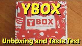 YBox Asian Snack Subscription Box Unboxing and Taste Test!