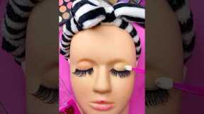 ASMR Makeup Mannequin pink Planet Skincare Satisfying Unboxing & Review Sounds Video Fast No talking