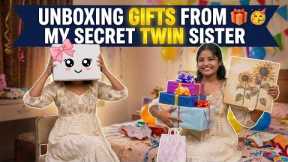 Unboxing Birthday Gifts🥳From My SECRET TWIN Sister!😧🎁🤩
