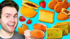 Trying AUTHENTIC Japanese Cakes! - SAKURACO Snack Box REVIEW!