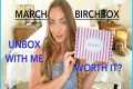 March Birchbox Unboxing ☁️🩵 Is This