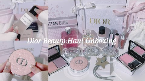 $1500 Dior Beauty Haul and ASMR Unboxing🤍✨ Birthday Haul and Gift Unboxing