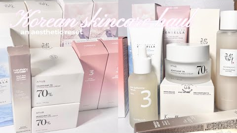 Korean Skincare Haul | K-Beauty Unboxing ft. Beauty of Joseon, Skin1004, Anua + More
