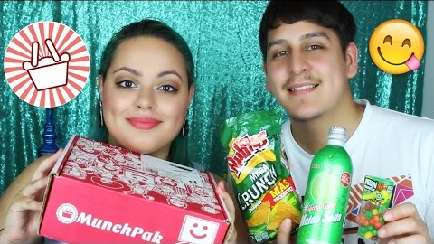 MUNCHPAK Unboxing w/ Jose ^_^| TRYING UNIQUE SNACKS