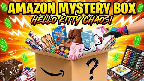 Amazon Mystery Box Unboxing: Blemish Patches, Nitro Cold Brew & Wooden Art Set
